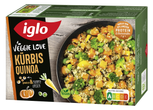 Iglo Veggie Love mit Kürbis Quinoa 400g