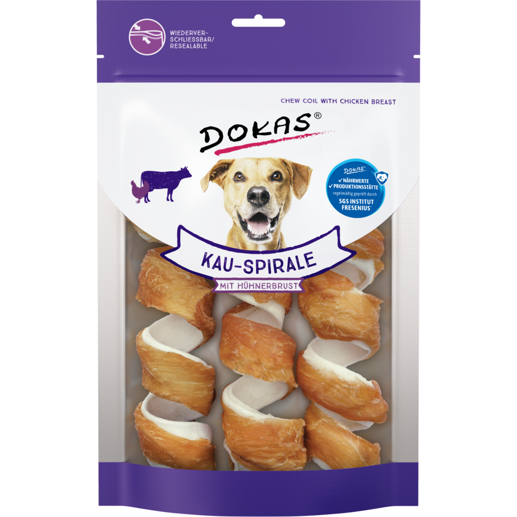 Dokas Kau-Spirale mit Hühnerbrust 3ST 110g