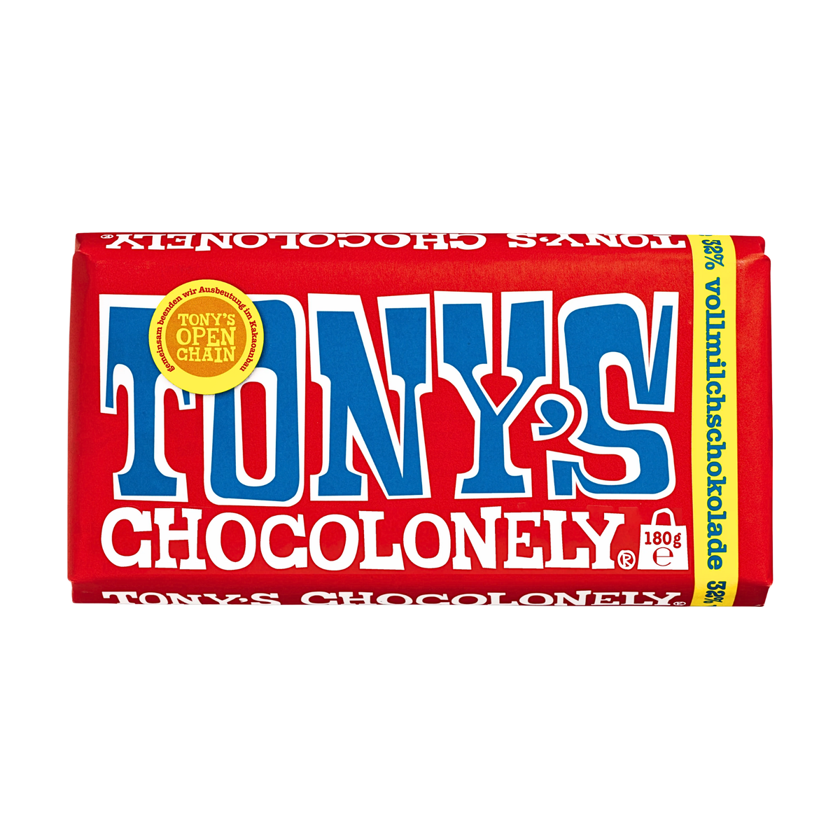 Tony's Chocolonely Vollmilchschokolade 32% 180g