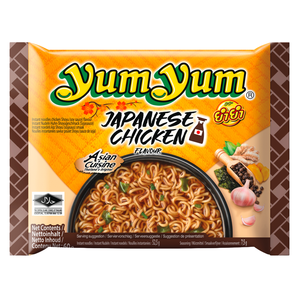 Yum Yum Instant Nudeln Huhn-Shoyugeschmack 60g