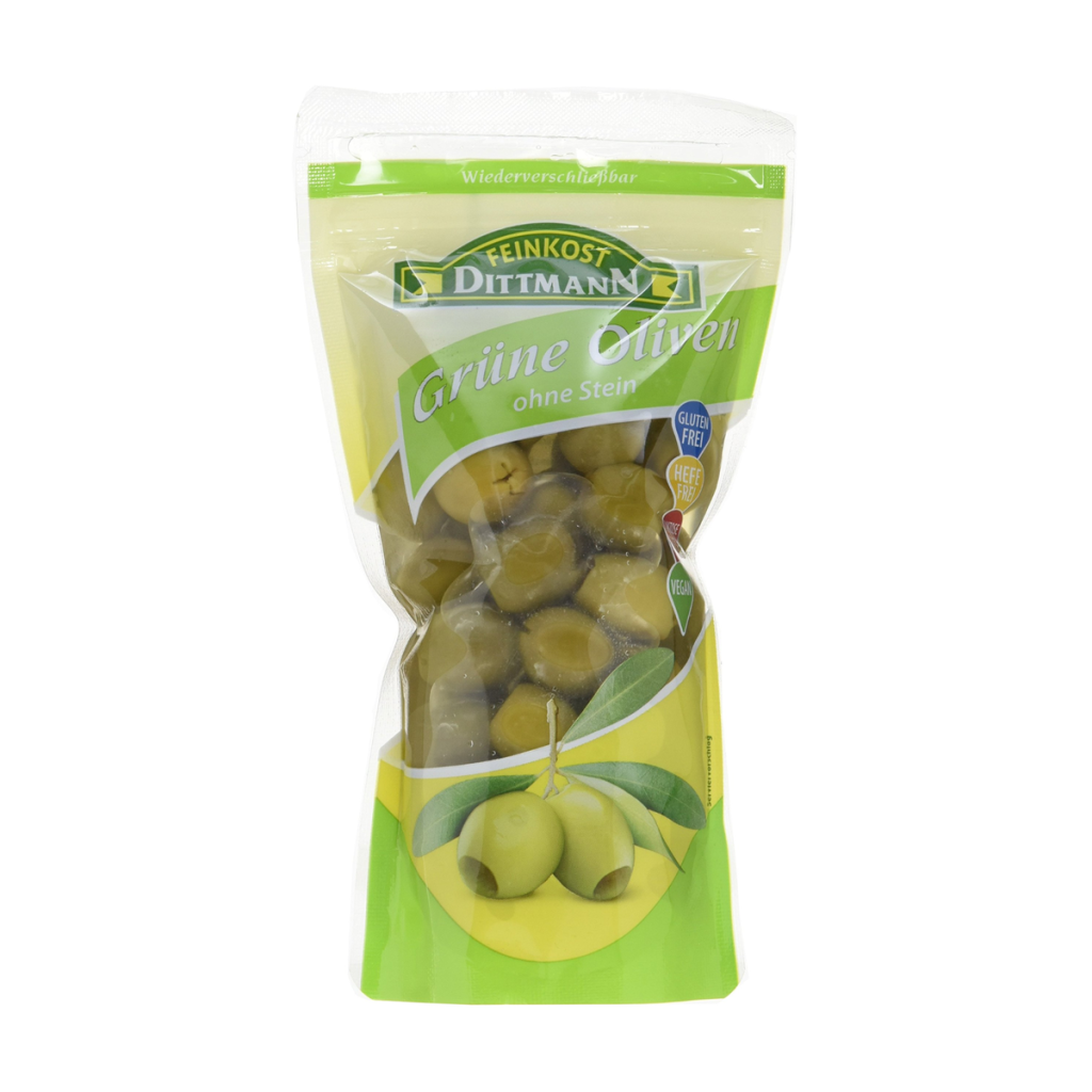 Feinkost Dittmann Oliven Grün mit Stein 270g