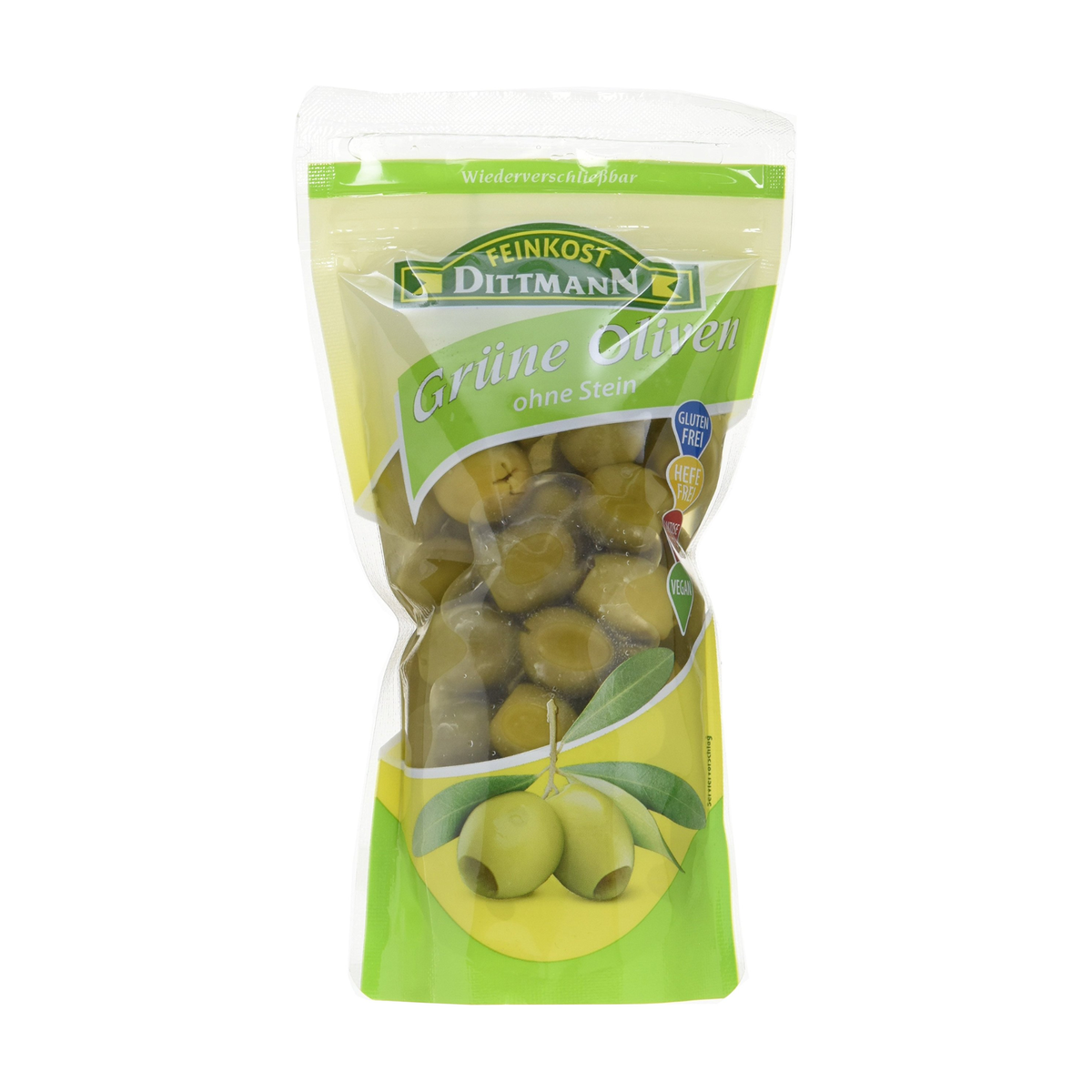 Feinkost Dittmann Oliven Grün mit Stein 270g