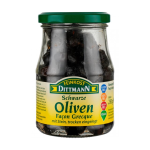 Feinkost Dittmann Oliven Schwarz Fagon Greque 230g