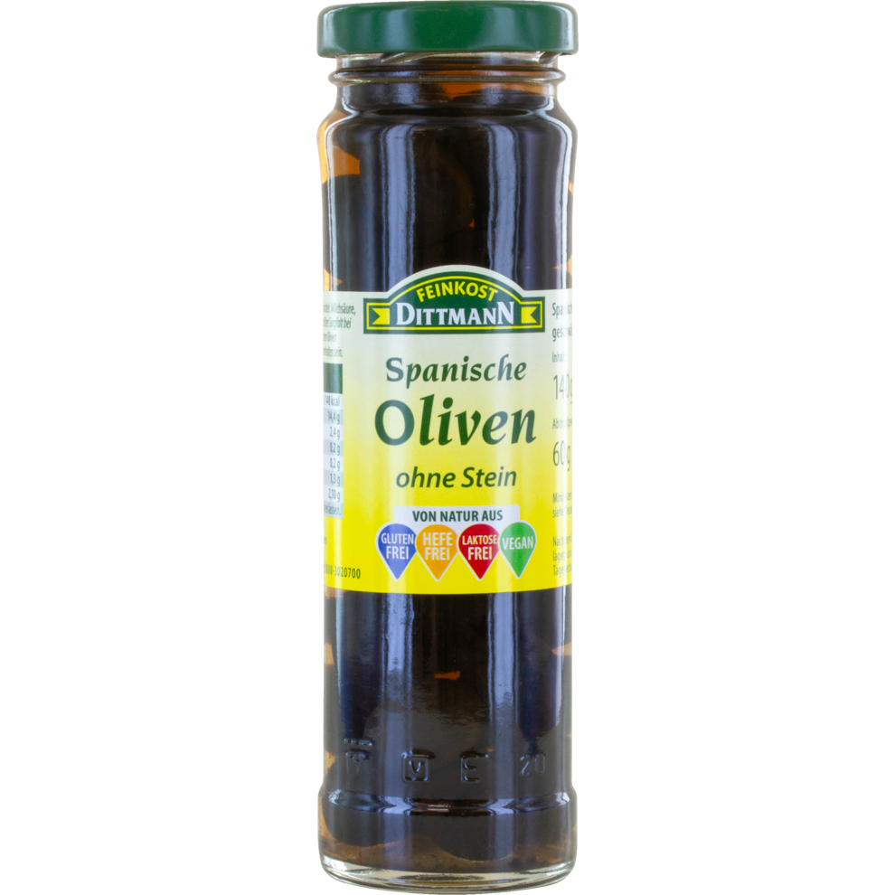Feinkost Dittmann оливки чёрный без косточки 140g