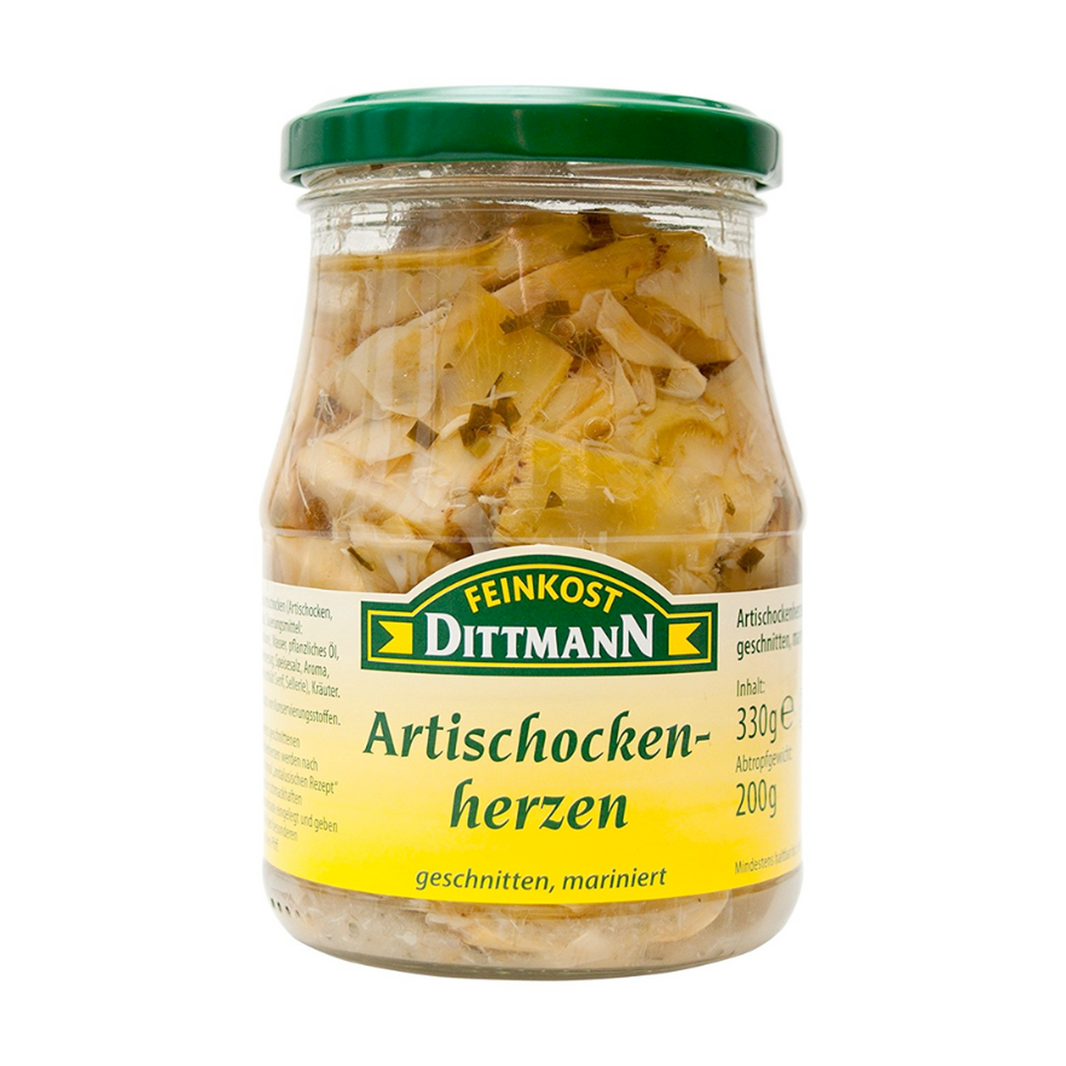 Feinkost Dittmann Artischockenherzen geviertelt mariniert 330g