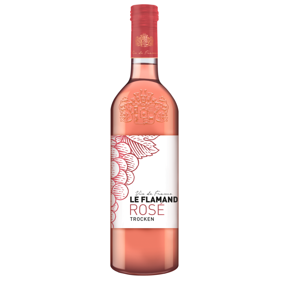 Le Flamand Rose Vin de France trocken 1l