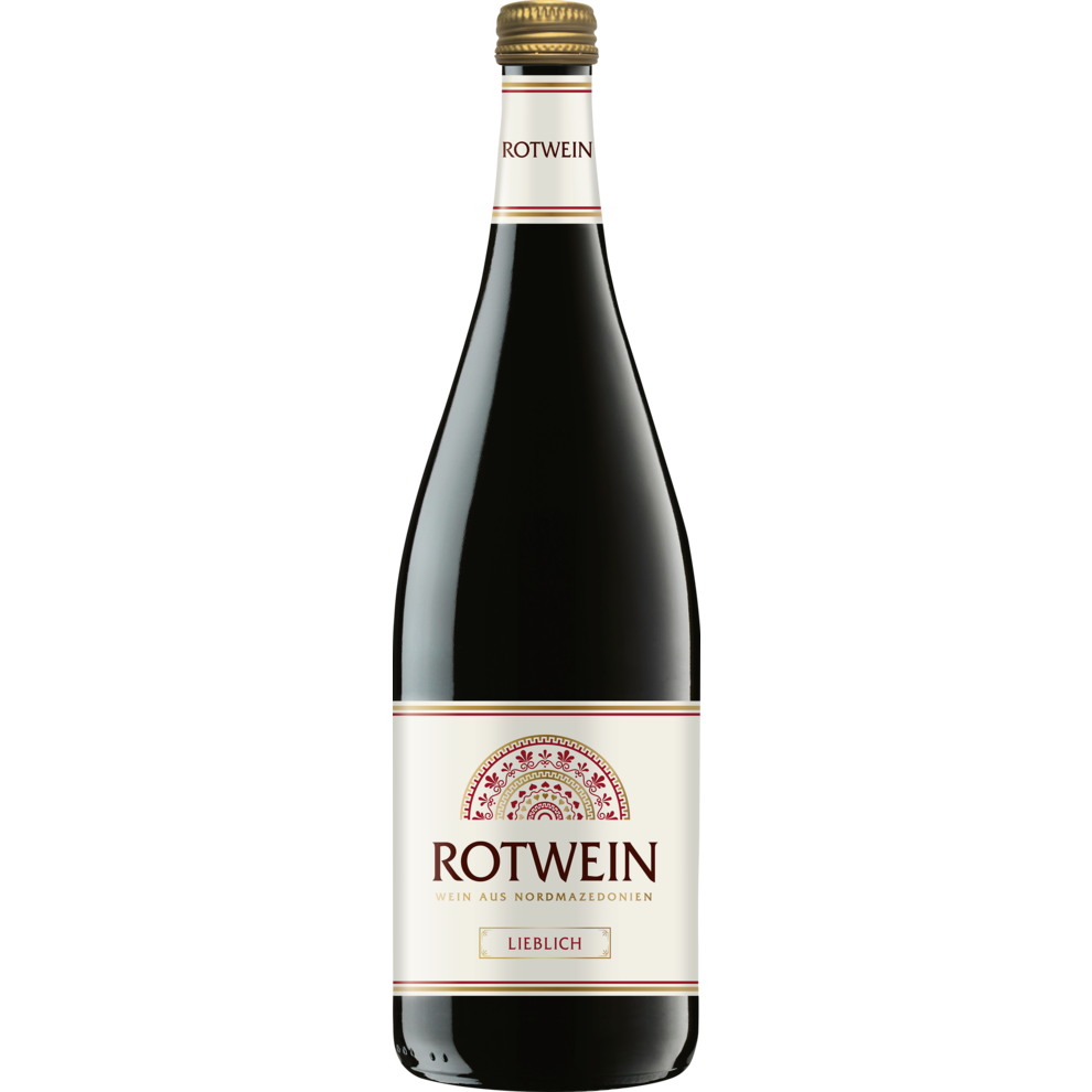 Nordmazedonischer Rotwein lieblich 1l