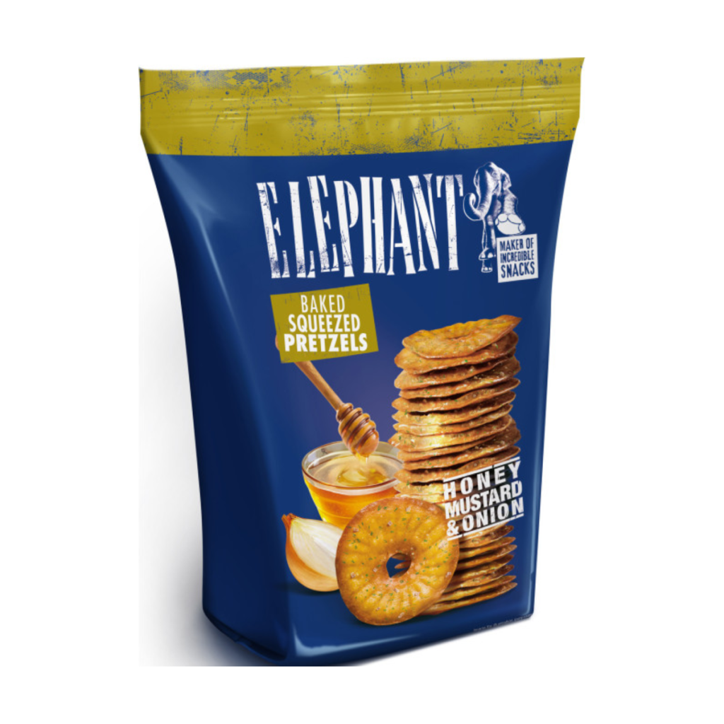 Elephant Pretzels Honig-Senf-Zwiebel 70g