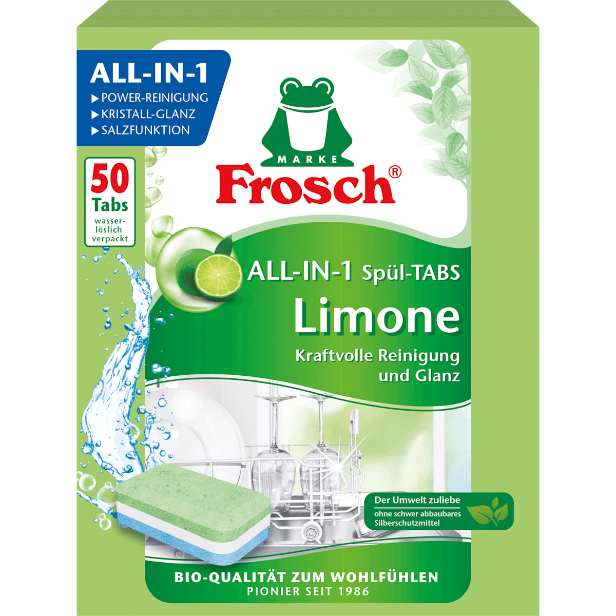 Frosch Geschirrspül-Tabs Limone 50ST