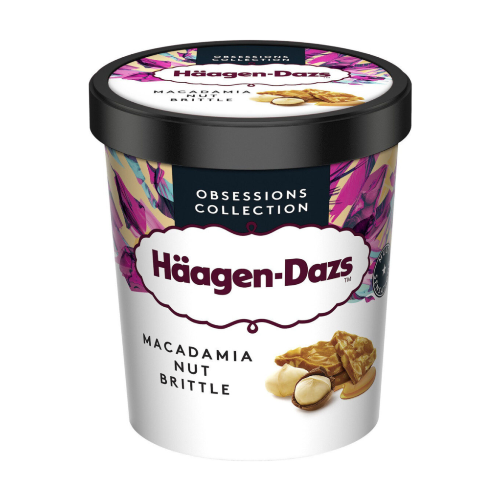 Häagen Dazs Macadamia Nut Brit 460ml