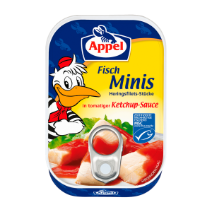 MSC Appel Hits für Kids Fisch-Minis in Ketchup-Sauce 100g