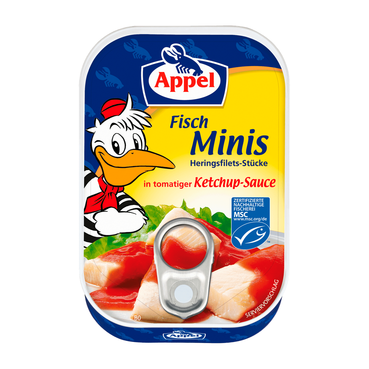 MSC Appel Hits für Kids Fisch-Minis in Ketchup-Sauce 100g