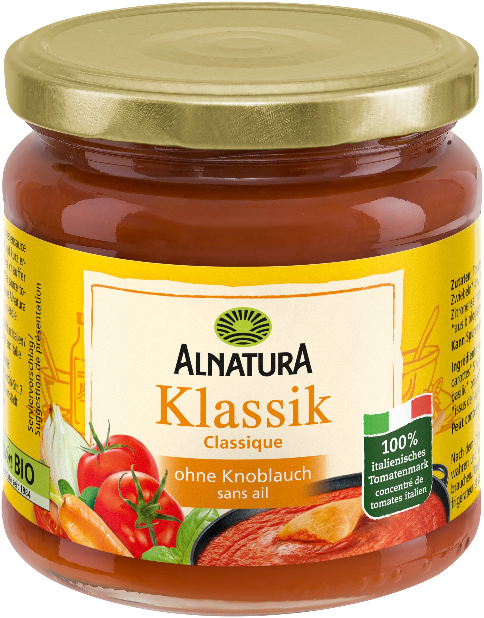 Bio Alnatura томатный соус классика 350ml