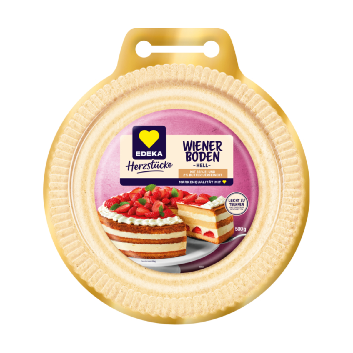 EDEKA Herzstücke Wiener Boden hell 500g