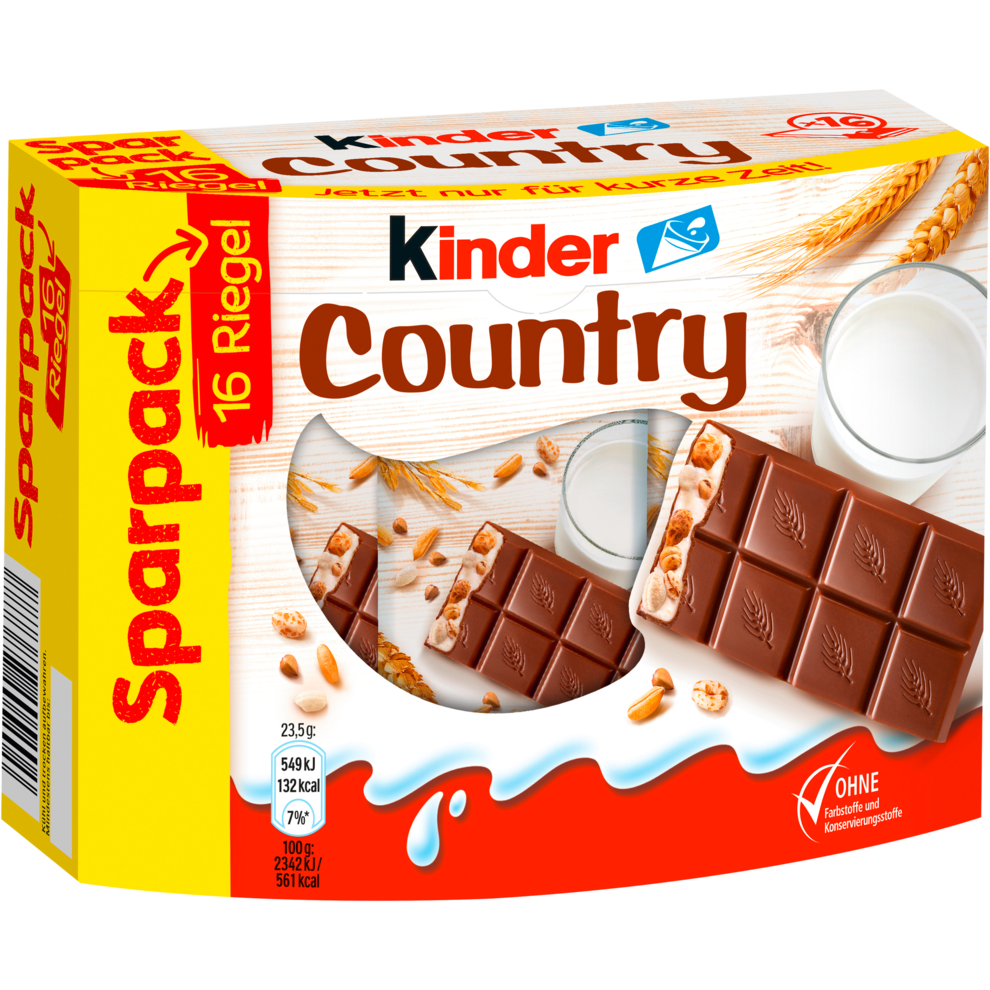 Ferrero Kinder Country 16ST 376g