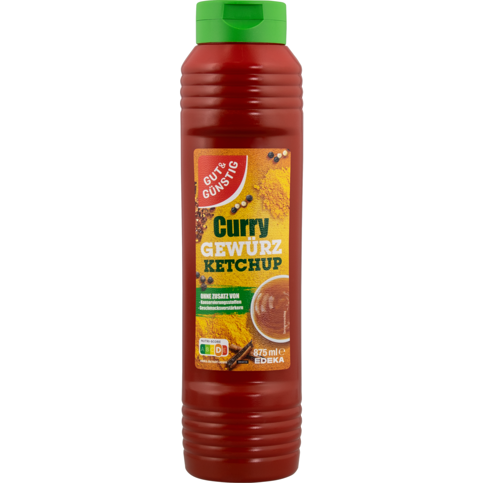 GUT&GÜNSTIG Curry-Gewürz-Ketchup 875ml