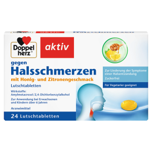 Doppelherz gegen Halsschmerzen 24Tabletten