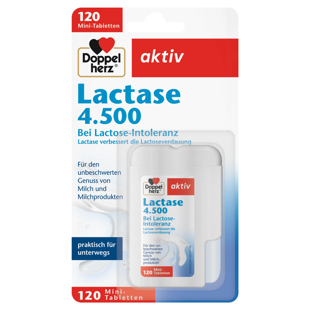 Doppelherz Lactase 4500 120Tabletten 9,6g
