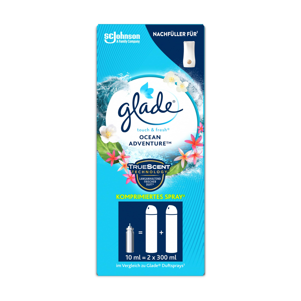 Glade Touch&Fresh Ocean Adventure Minispray Nachfüller 10ml