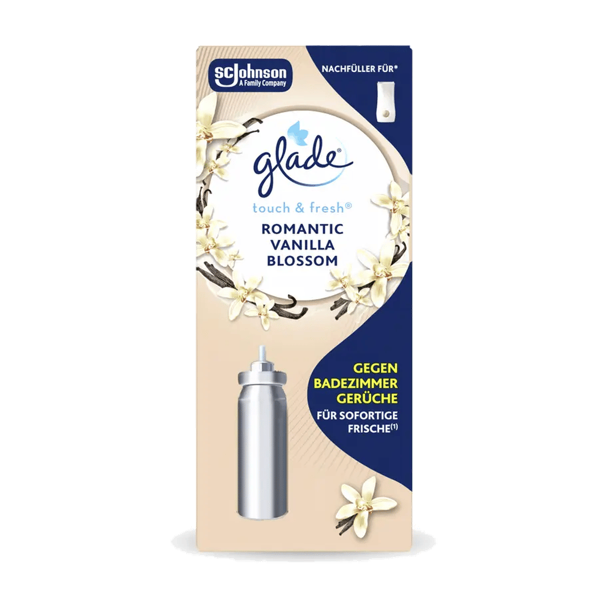 Glade Touch&Fresh Romantic Vanilla Blossom Minispray Nachfüller 10ml