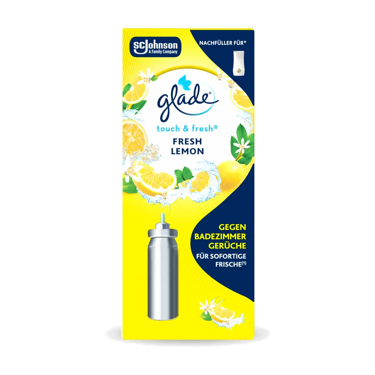 Glade Touch&Fresh Fresh Lemon Minispray Nachfüller 10ml