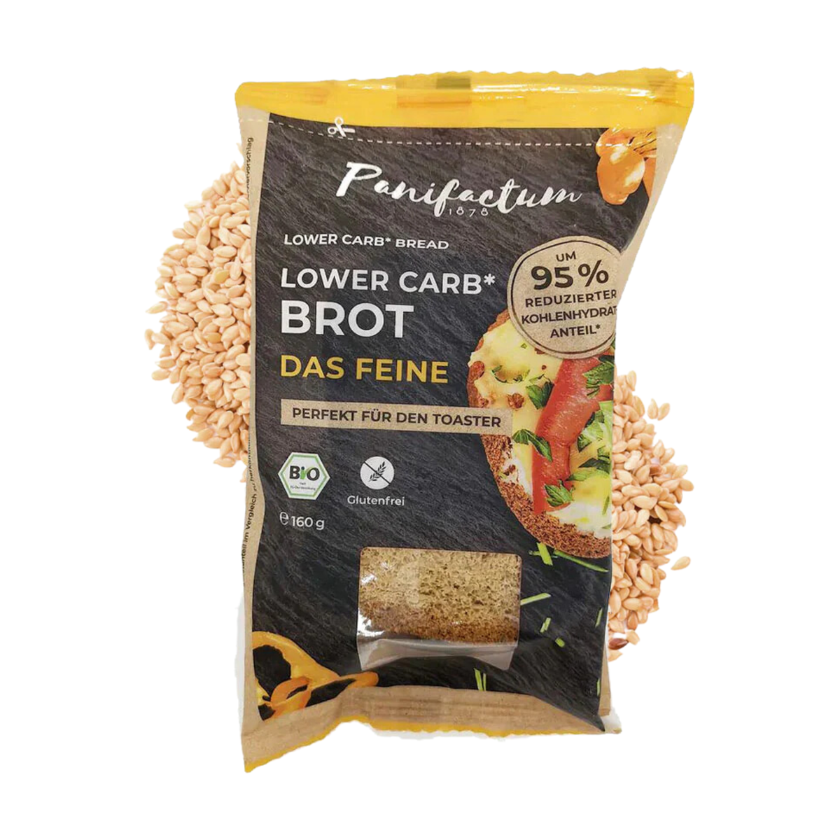 Bio Panifactum Low Carb Brot Das Feine 160g