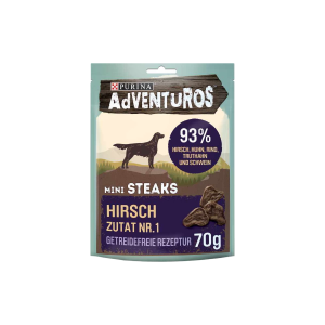 Adventuros Mini Steaks Hirsch 70g