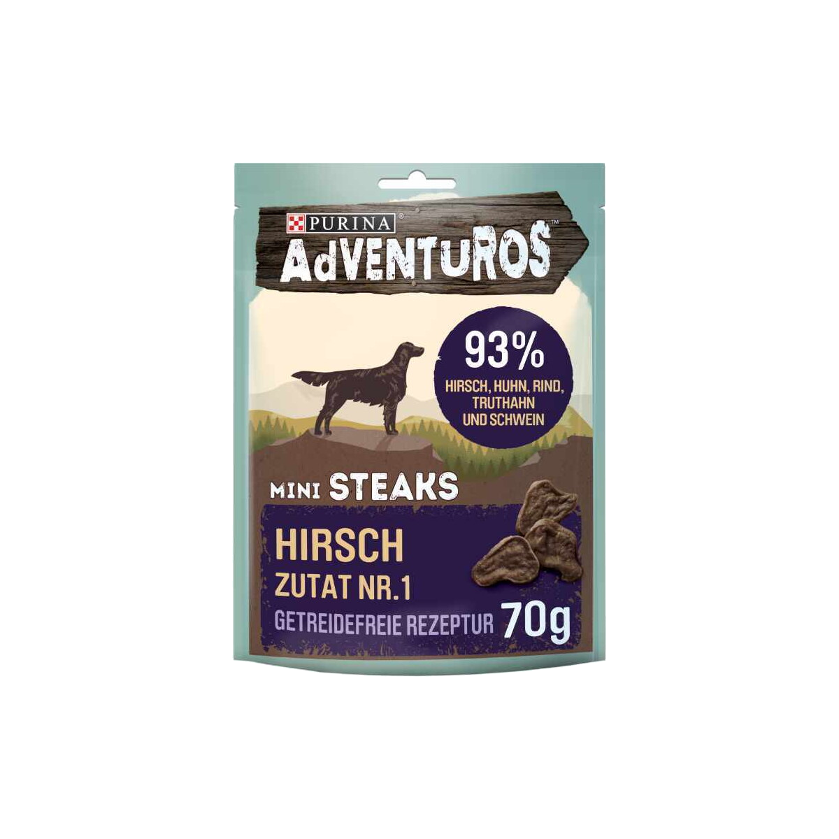 Adventuros Mini Steaks Hirsch 70g