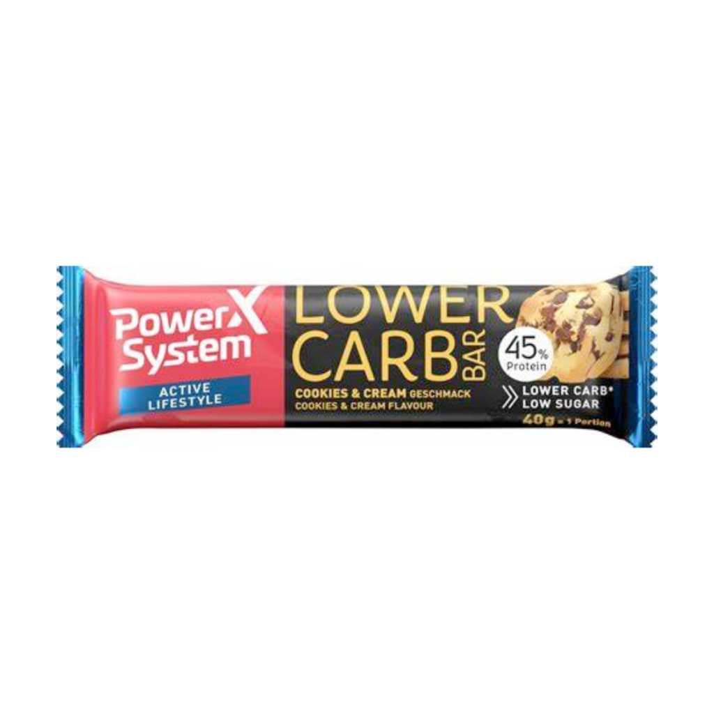 Power System Active Lifestyle Lower Carb Bar Cookies&Cream 40g