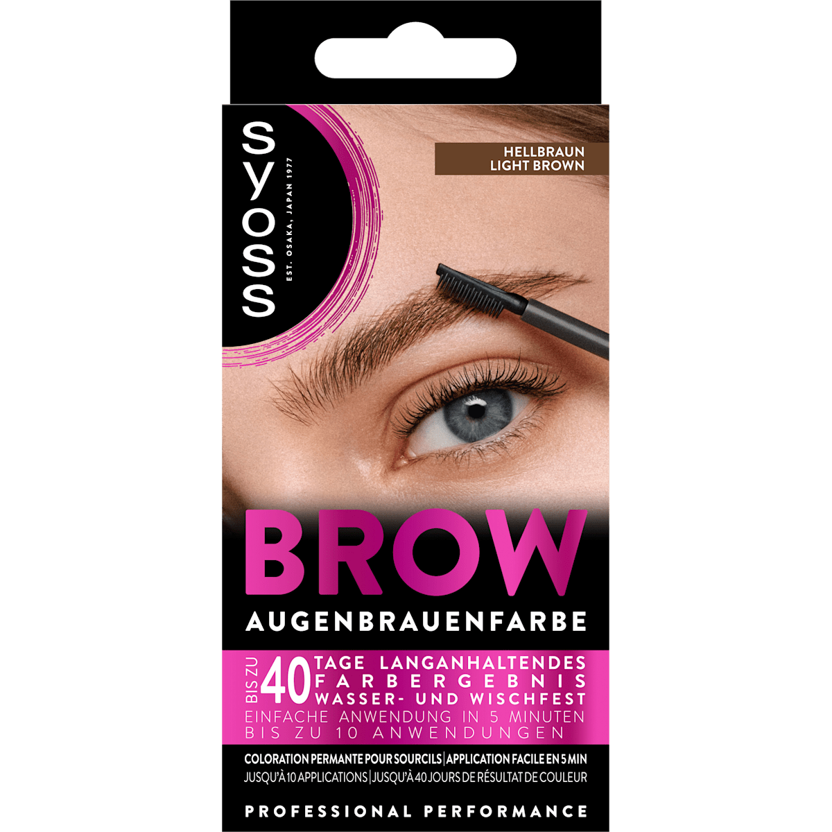 Syoss Augenbrauen-Kit 5-1 hellbraun 17ml