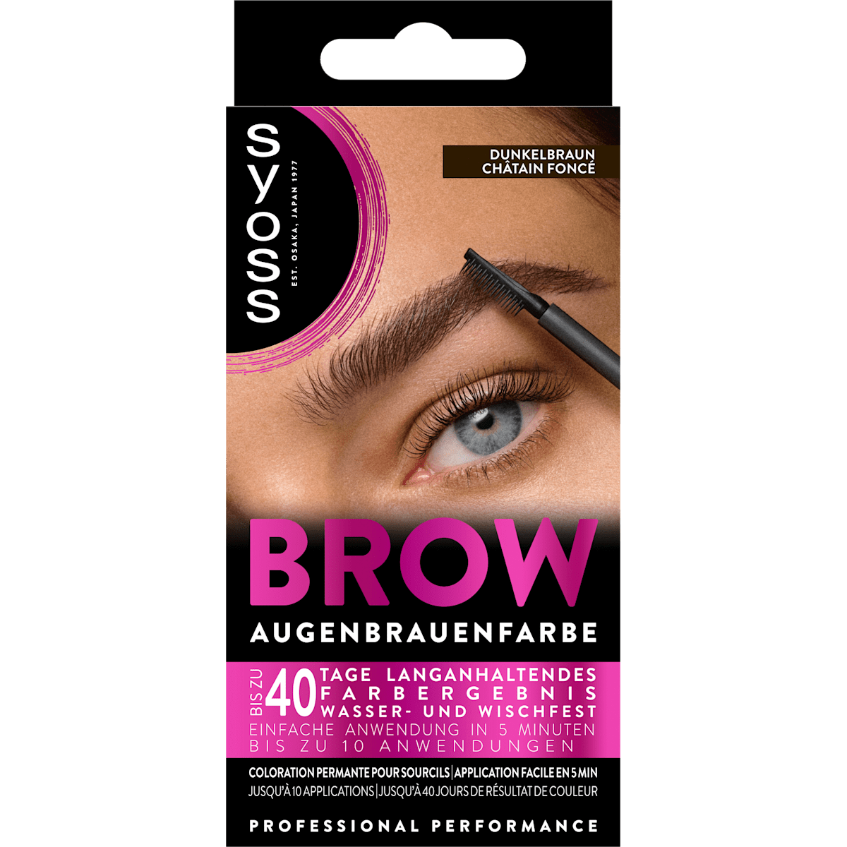Syoss Augenbrauen-Kit 4-1 dunkelbraun 17ml