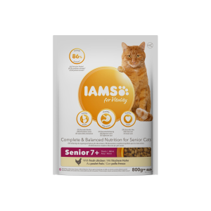IAMS Advanced Nutrition Trockenfutter ab 7 Jahren mit frischem Huhn 800g