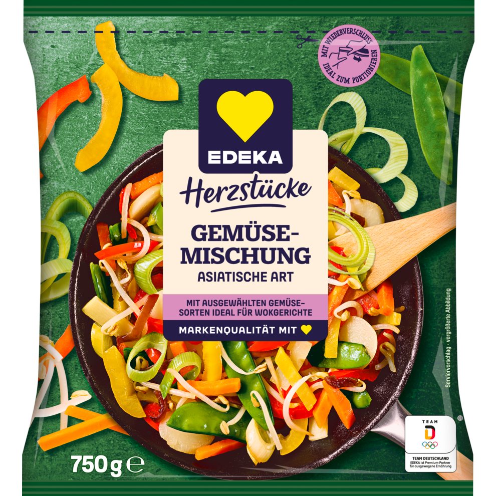 EDEKA Herzstücke Gemüsemischung asiatische Art 750g