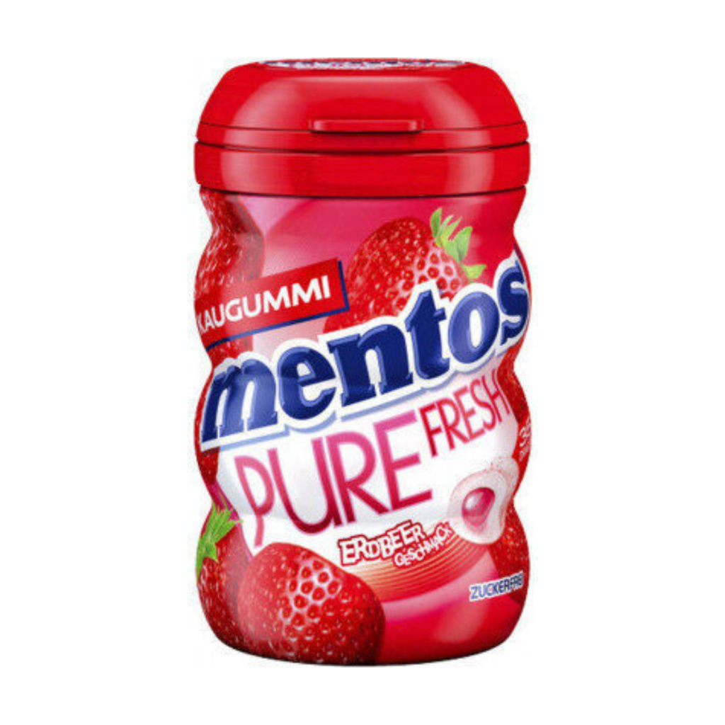 Mentos Gum Erdbeer 70g