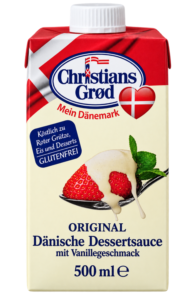 Christians Grod Dessertsauce mit Vanillegeschmack 500ml