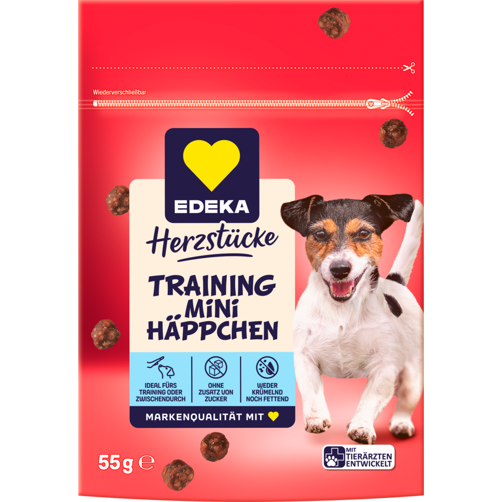 EDEKA Herzstücke Training Mini Häppchen für Hunde 55g