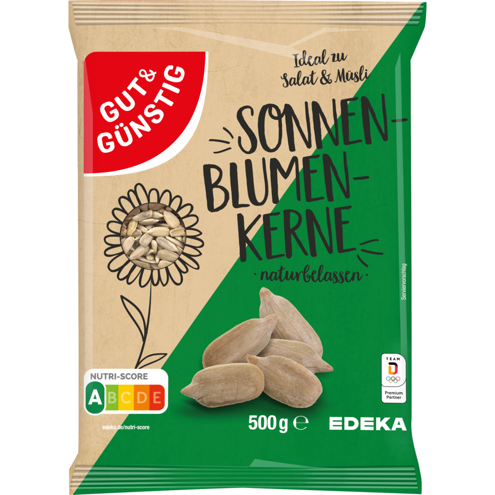 GUT&GÜNSTIG Sonnenblumenkerne 500g