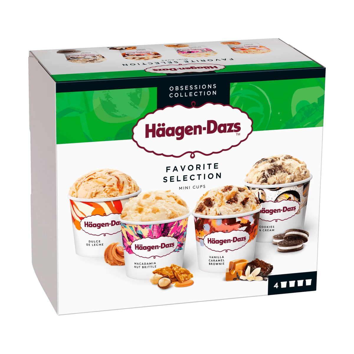 Häagen Dazs Favourite Collect 4x95ml