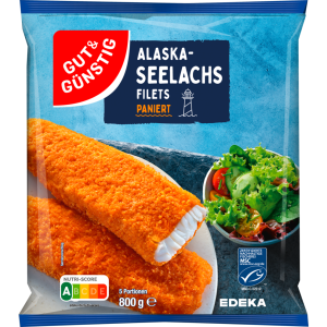 MSC GUT&GÜNSTIG Alaska Seelachsfilet paniert 800g