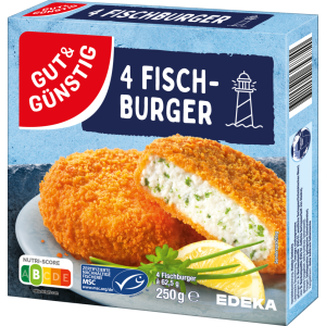 MSC GUT&GÜNSTIG Fischburger Alaska Seelachs 250g