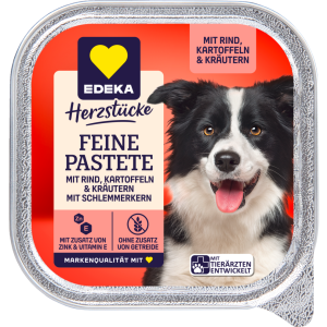 EDEKA Herzstücke Feine Pastete mit Rind Kartoffeln&Kräutern 300g