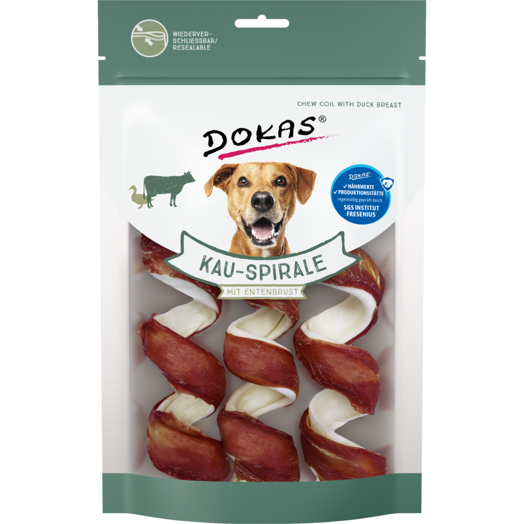 Dokas Kau-Spirale mit Entenbrust 3ST 110g
