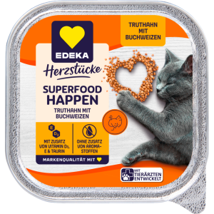 EDEKA Herzstücke Superfood Happen mit Buchweizen+Truthahn 100g