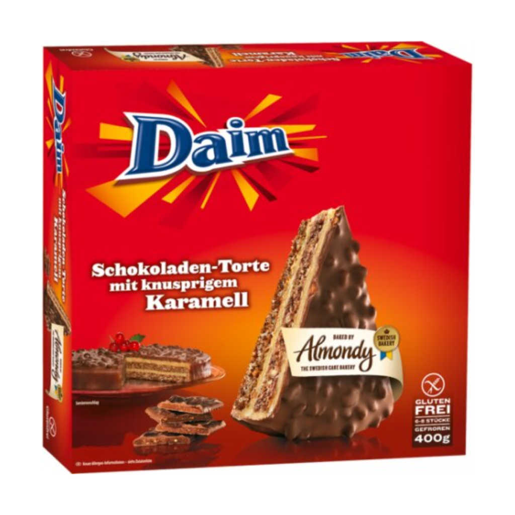 Almondy Original schwedische Mandeltorte mit Daim 400g