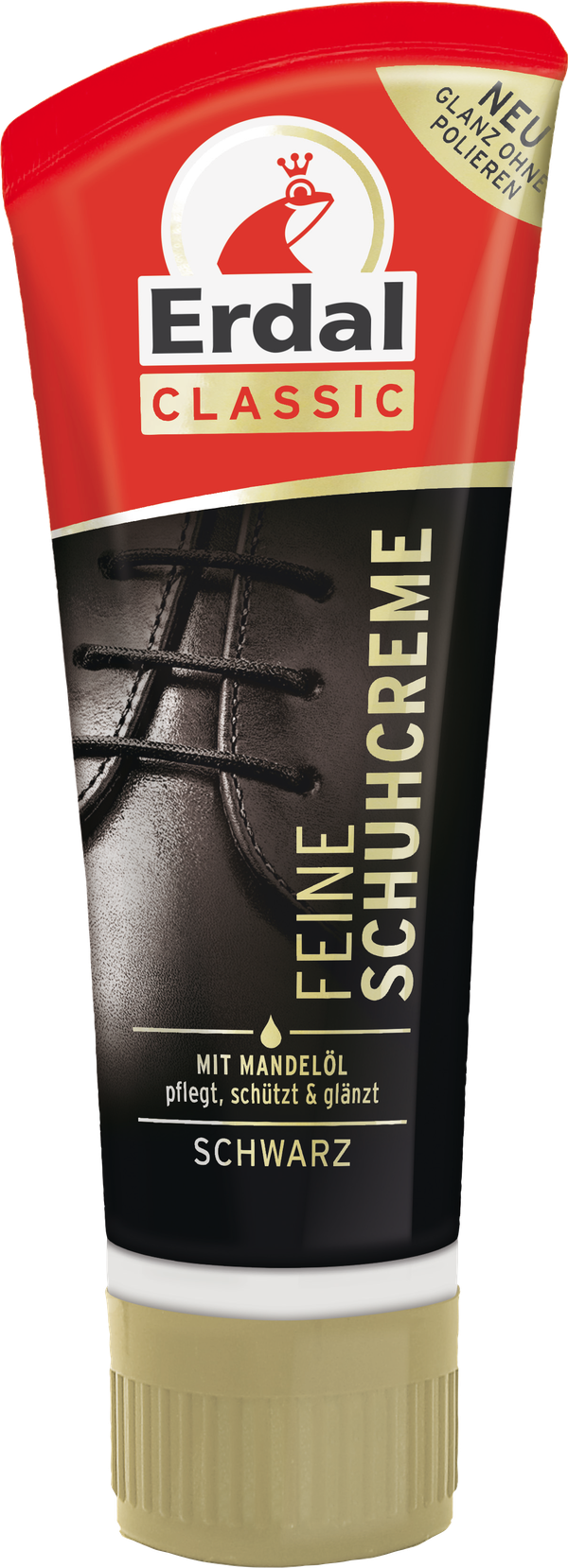 Erdal Schuhcreme Tube schwarz 75ml