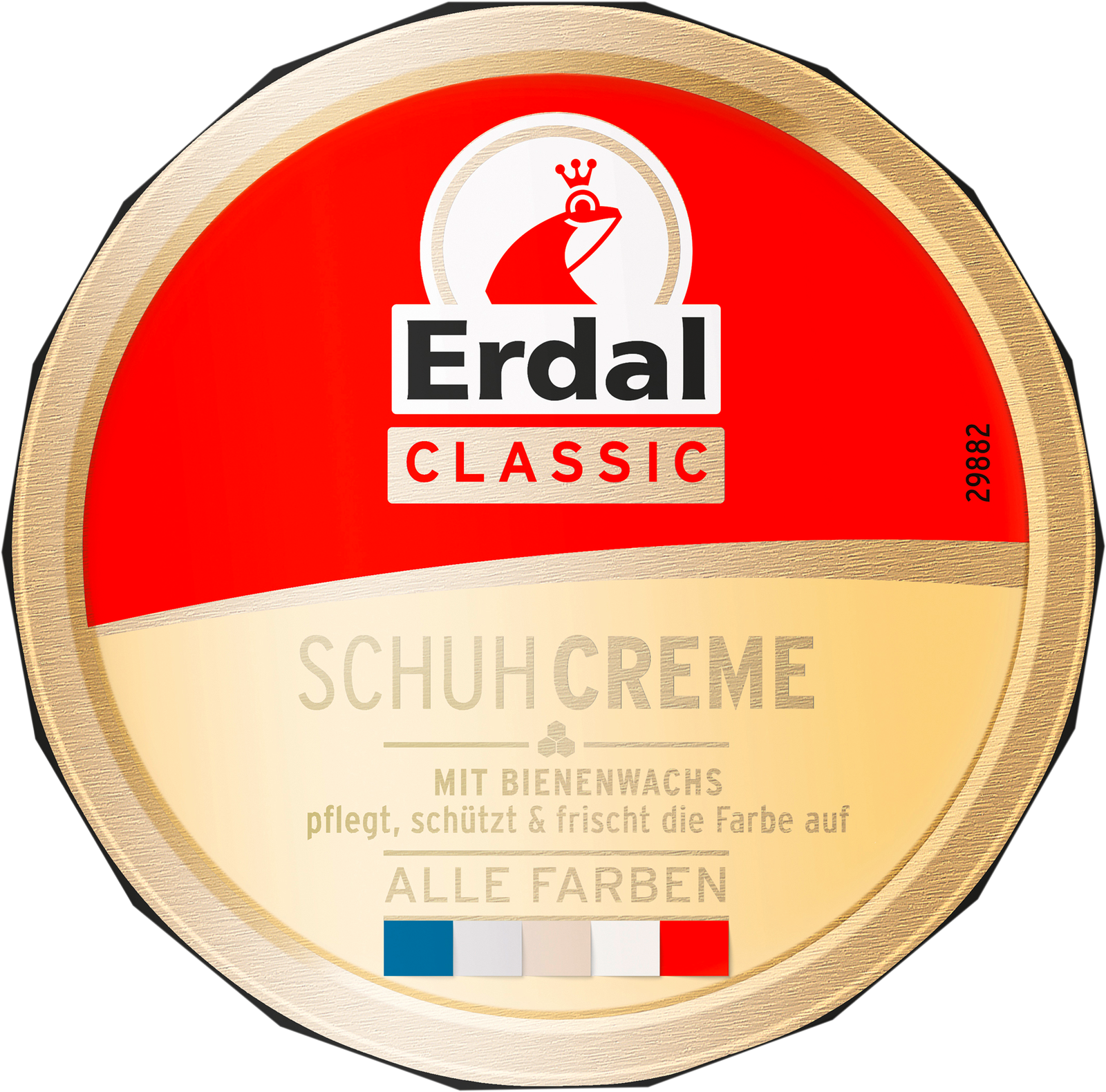 Erdal Schuhcreme Dose farblos 75ml