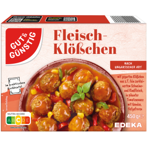 GUT&GÜNSTIG Fleischklösschen nach ungarischer Art in pikanter Tomaten-Paprika-Sauce 450g