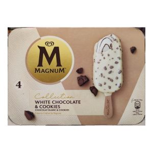 Langnese Magnum White Choco Cookie 4x90ml