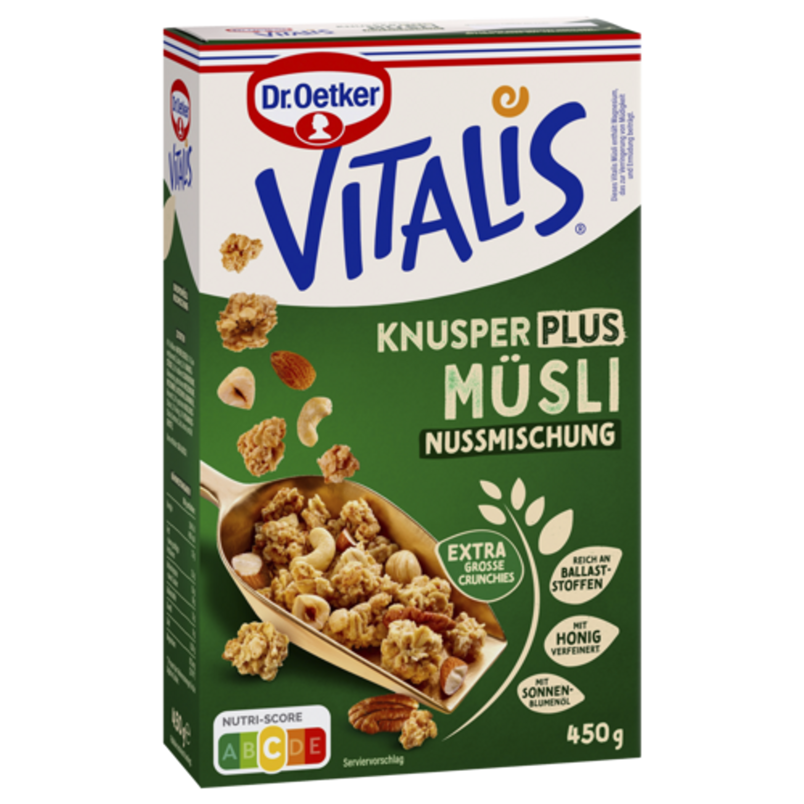 Dr.Oetker Vitalis Knusper Plus Nussmischung 450g