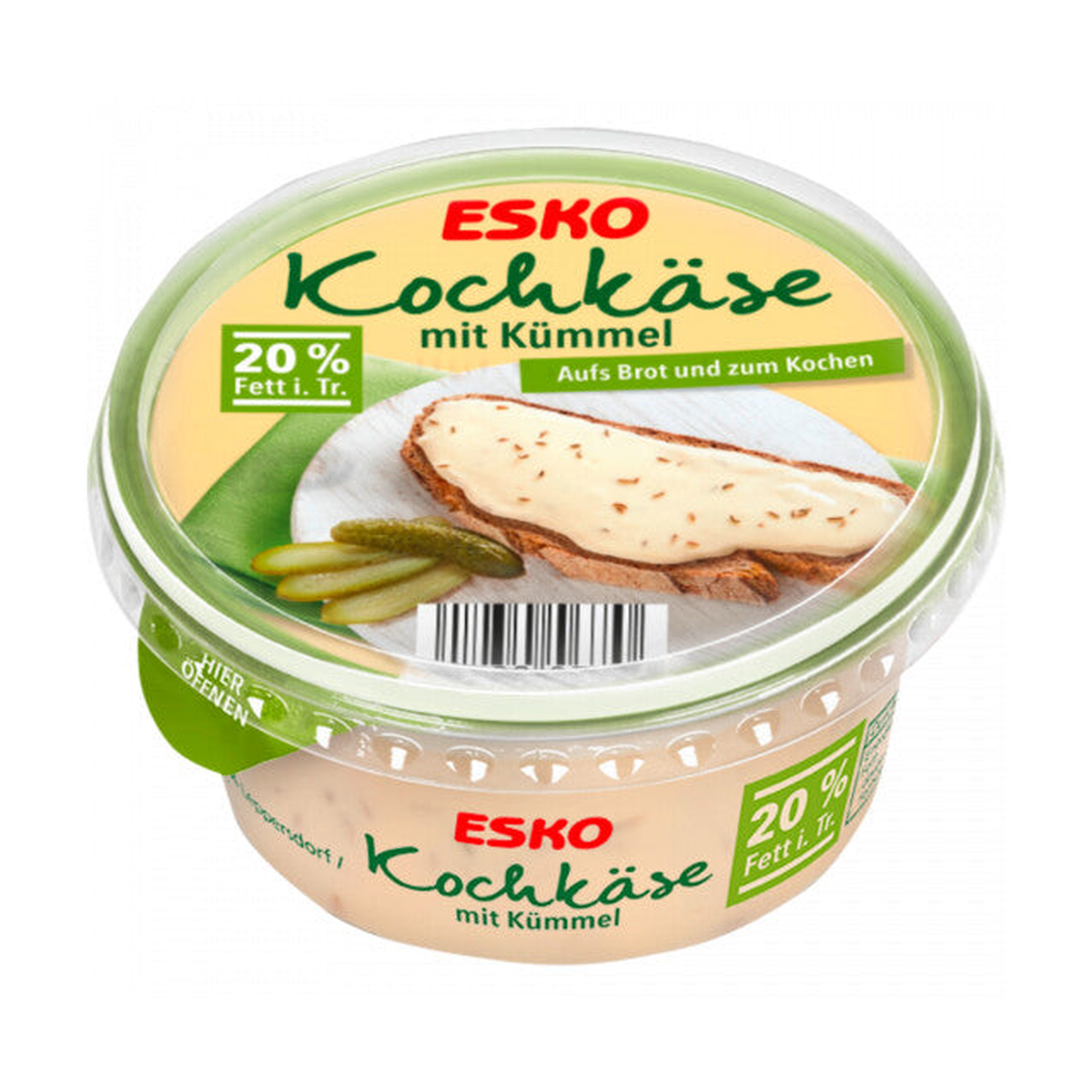 Esko Kochkäse mit Kümmel 20%Fett i.Tr.200g